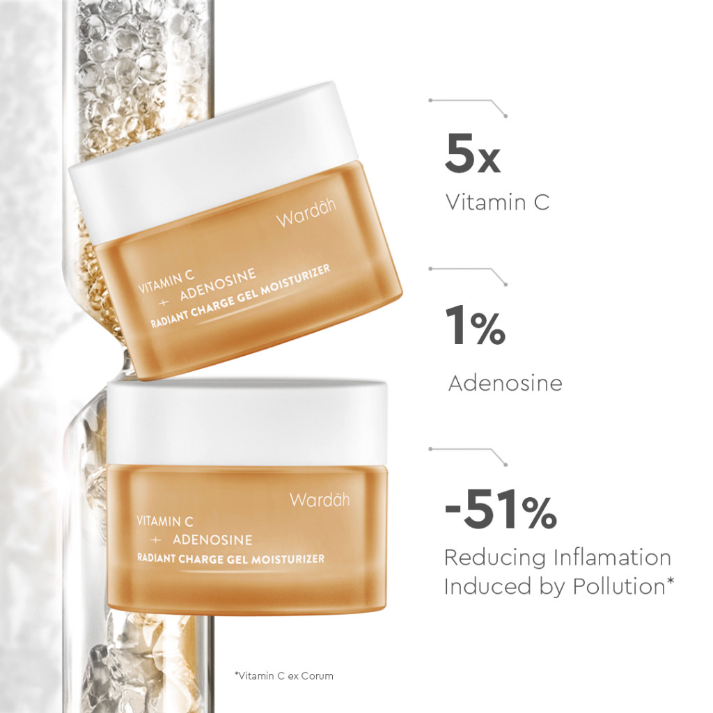 wardah radiant charge gel moisturizer 30gr/pelembab wajah wardah radiant charge gel moisturizer 30gr/pelembab wajah