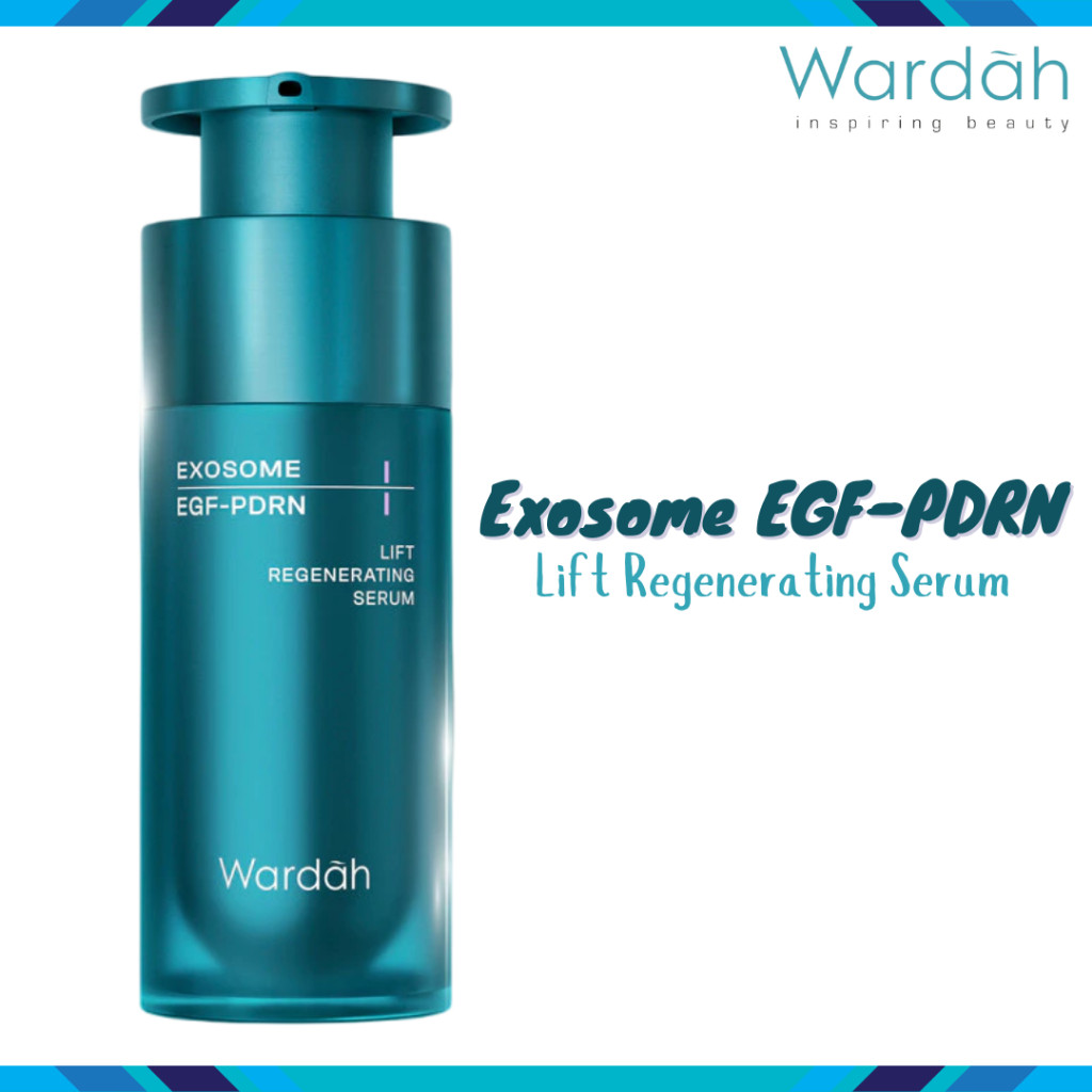 wardah exosome egf pdrn lift regenerating serum 30ml/serum wajah wardah exosome egf pdrn lift regenerating serum 30ml/serum wajah