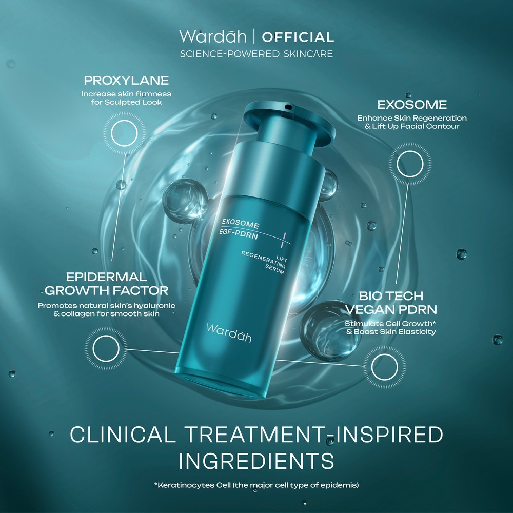 wardah exosome egf pdrn lift regenerating serum 30ml/serum wajah wardah exosome egf pdrn lift regenerating serum 30ml/serum wajah