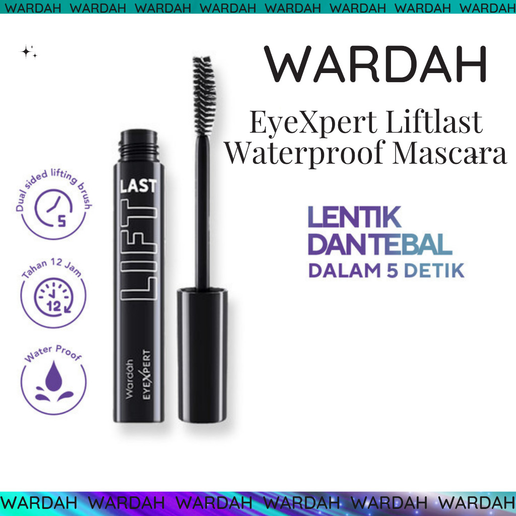 wardah eyexpert liftlast waterproof mascara 8ml | maskara wardah eyexpert liftlast waterproof mascara 8ml | maskara