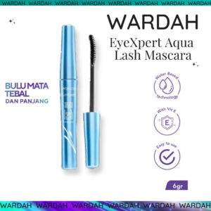 wardah eyexpert aqua lash mascara 6g | maskara