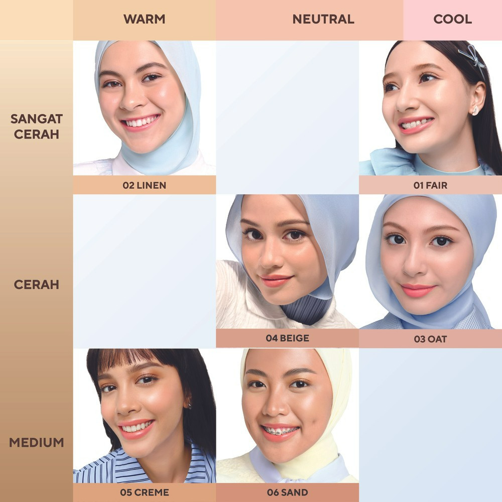 wardah lite skin filter cushion 11g/alas bedak wardah lite skin filter cushion 11g/alas bedak