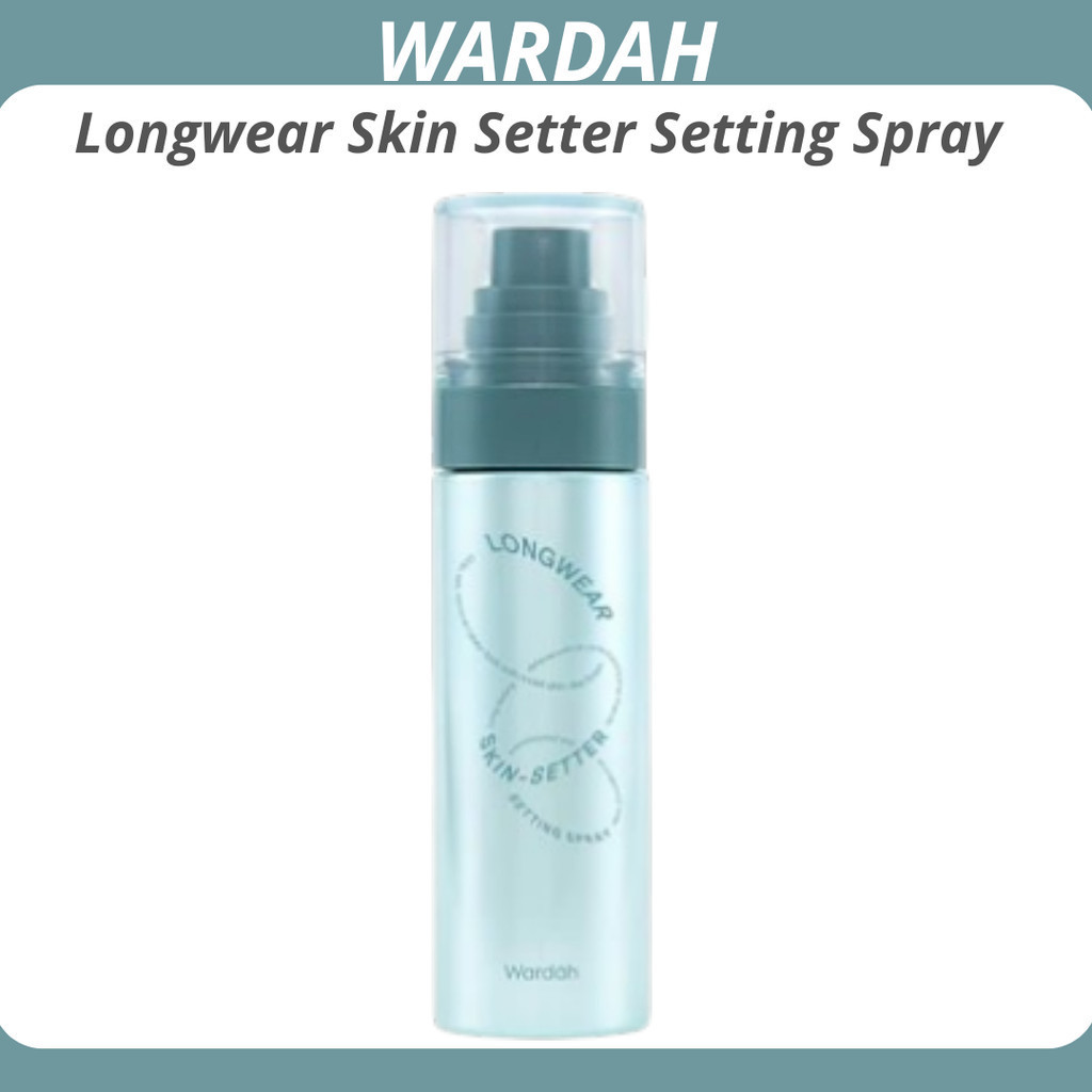 wardah longwear skin setter setting spray 80ml/pengunci make up wardah longwear skin setter setting spray 80ml/pengunci make up