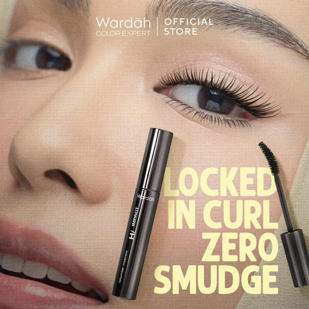 wardah hi impact volumizer mascara 6.5g wardah hi impact volumizer mascara 6.5g