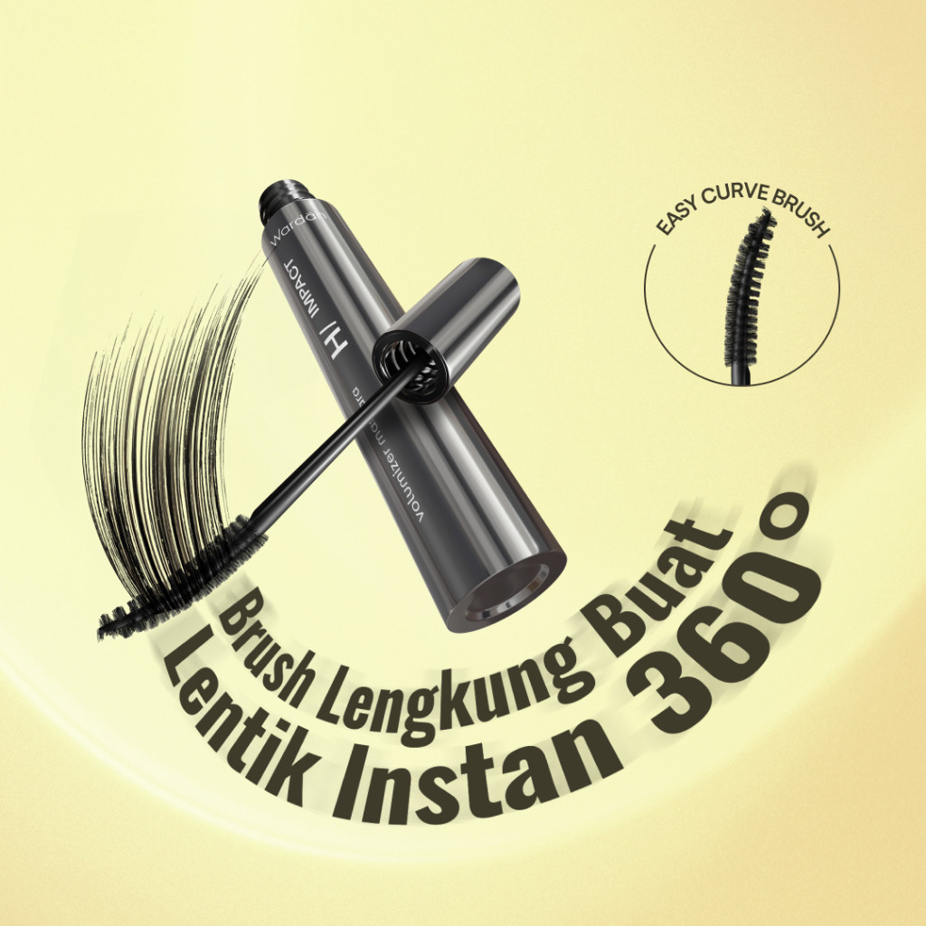 wardah hi impact volumizer mascara 6.5g wardah hi impact volumizer mascara 6.5g