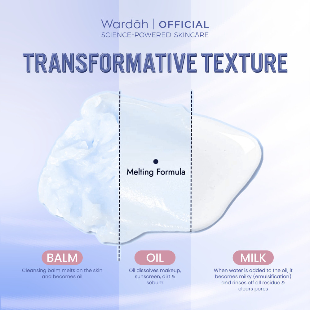 wardah cleansing balm barrier soothe twist 40g/pembersih makeup wardah cleansing balm barrier soothe twist 40g/pembersih makeup