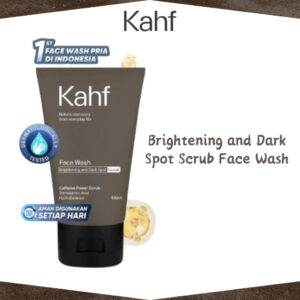 kahf brightening and dark spot scrub face wash 100ml