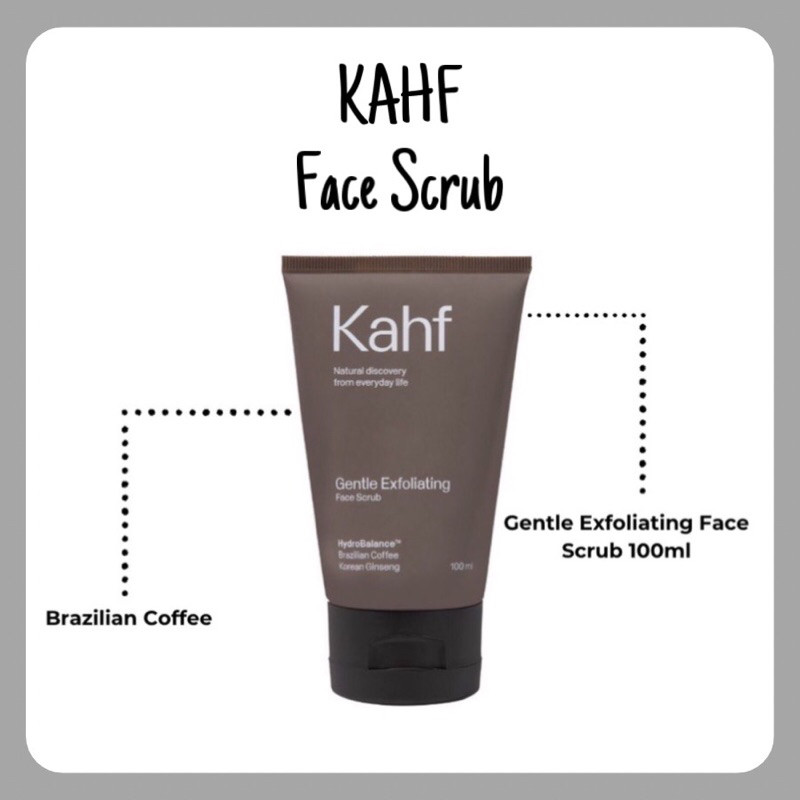 kahf brightening and dark spot scrub face wash 100ml kahf brightening and dark spot scrub face wash 100ml