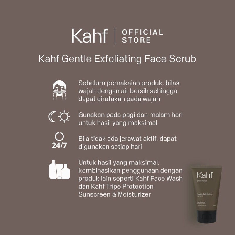 kahf brightening and dark spot scrub face wash 100ml kahf brightening and dark spot scrub face wash 100ml