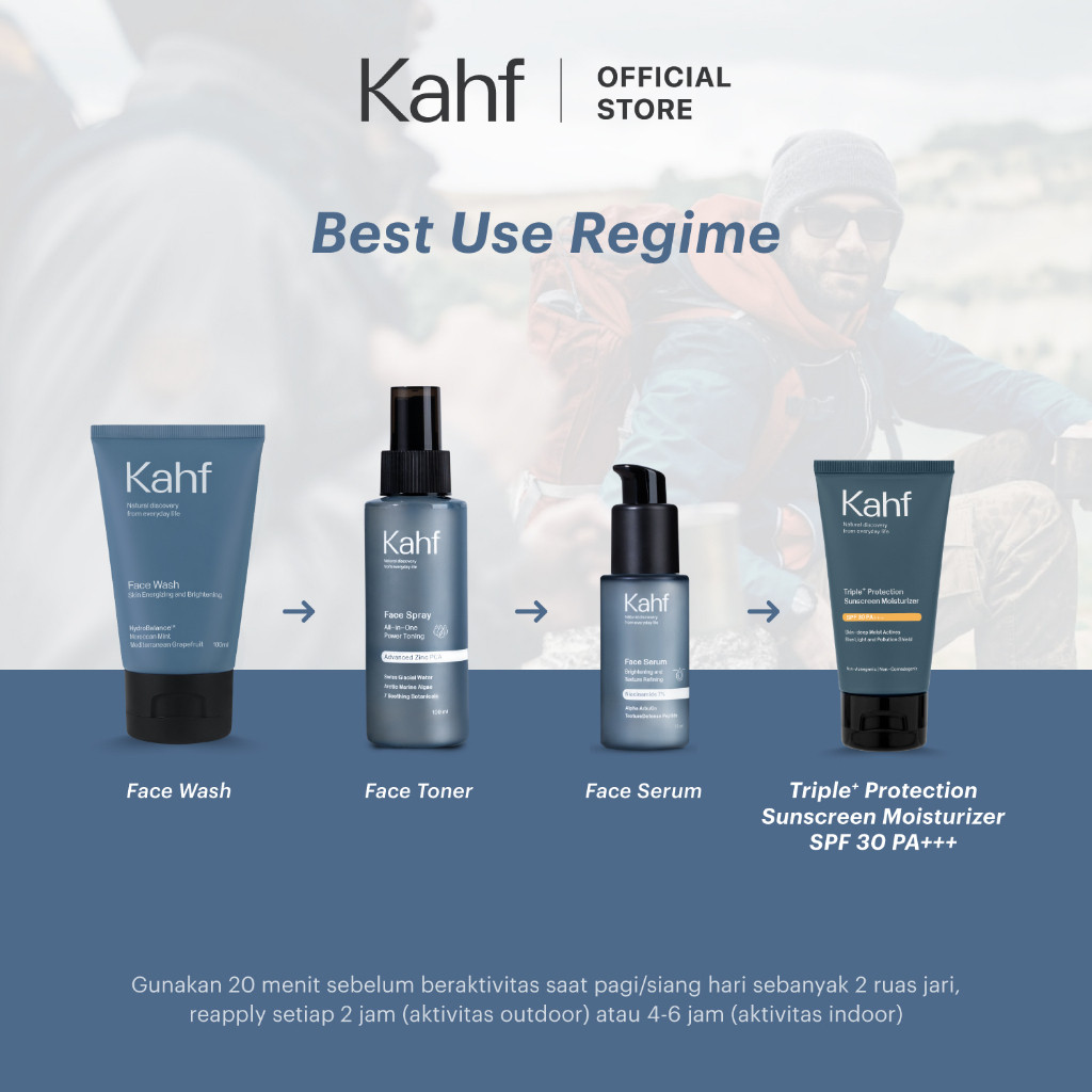 kahf invisible matte sunscreen stick spf 50 pa++++ 22 g / sunscreen pria kahf invisible matte sunscreen stick spf 50 pa++++ 22 g / sunscreen pria