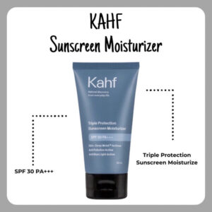 kahf triple protection sunscreen moisturizer spf 30 pa+++ 30ml