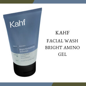 kahf bright revitalizing amino gel face wash 100ml/pembersih wajah