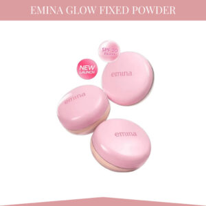 emina glowfixer blur powder 8g/bedak tabur