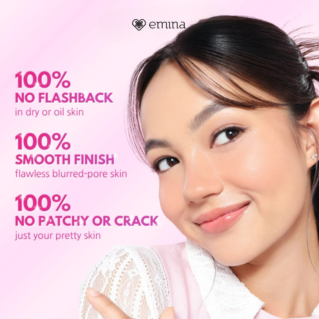 emina glowfixer blur powder 8g/bedak tabur emina glowfixer blur powder 8g/bedak tabur