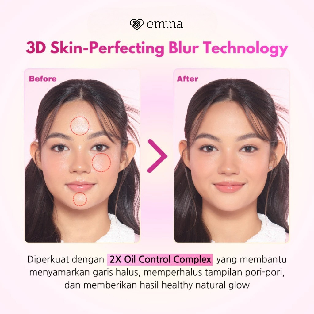 emina glowfixer blur powder 8g/bedak tabur emina glowfixer blur powder 8g/bedak tabur
