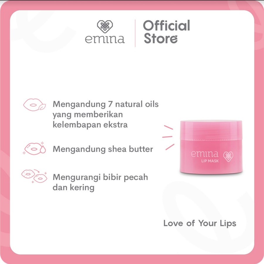 emina lip mask 9 g masker perawatan bibir lembab emina lip mask 9 g masker perawatan bibir lembab