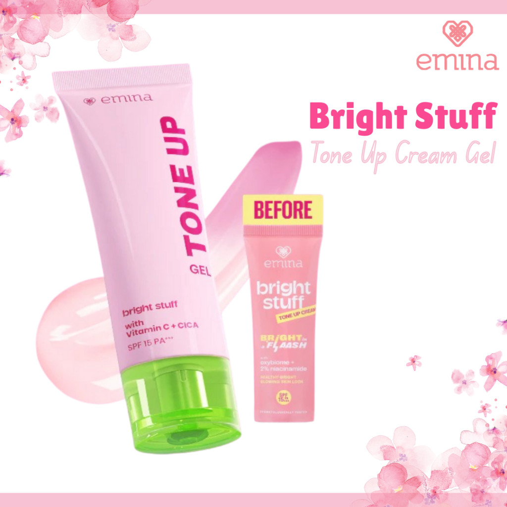 emina bright stuff tone up face cream gel 20ml emina bright stuff tone up face cream gel 20ml