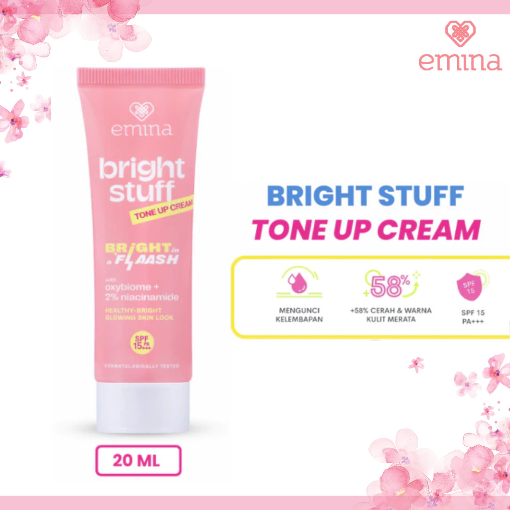 emina bright stuff tone up face cream gel 20ml emina bright stuff tone up face cream gel 20ml