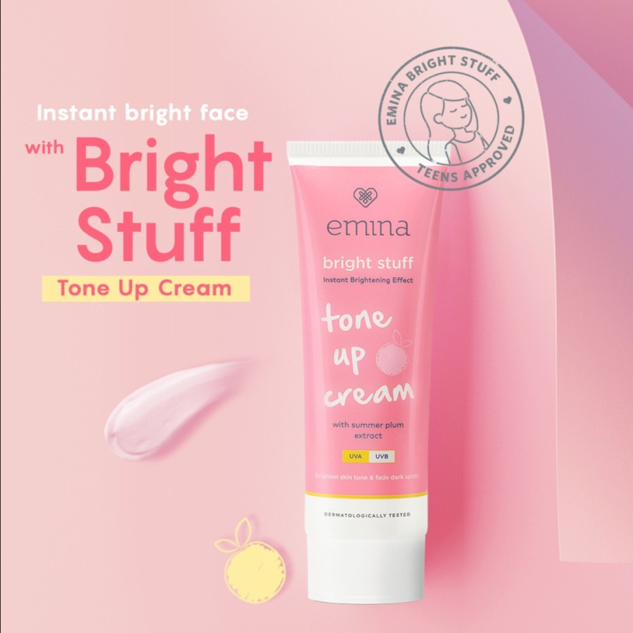 emina bright stuff tone up face cream gel 20ml emina bright stuff tone up face cream gel 20ml