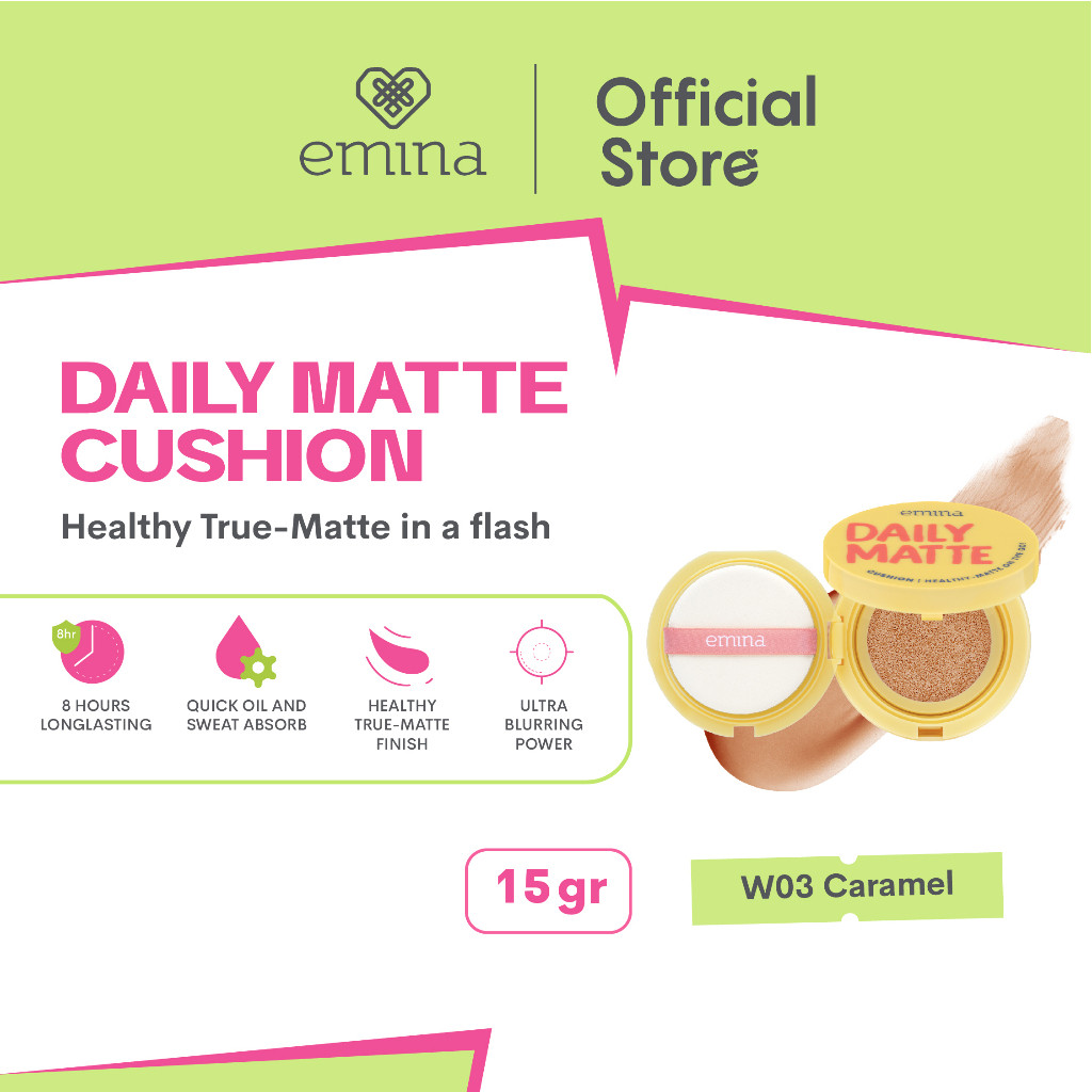 emina daily matte cushion / matte finish emina daily matte cushion / matte finish