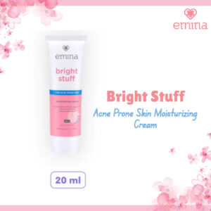 emina bright stuff for acne prone skin moisturizing cream 20ml/pelembab wajah