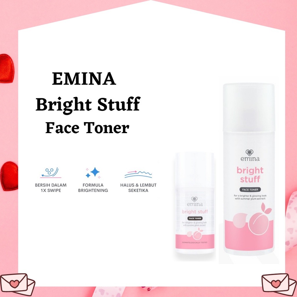 emina bright stuff face toner 50ml and 100ml emina bright stuff face toner 50ml and 100ml