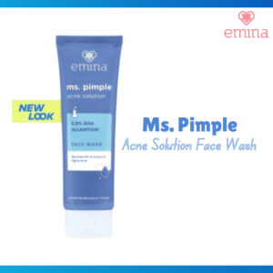 emina ms pimple acne solution face wash 50ml/pembersih wajah