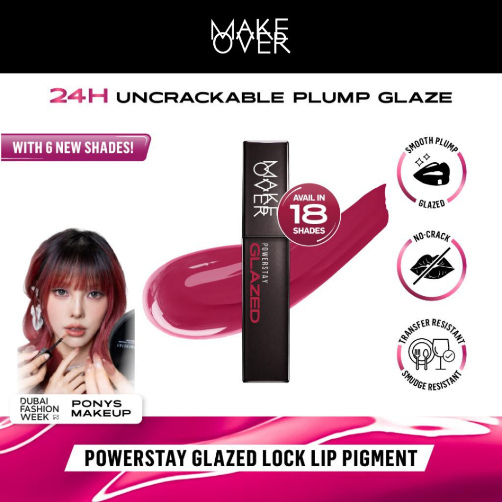 make over powerstay glazed lock lip pigment 3g make over powerstay glazed lock lip pigment 3g
