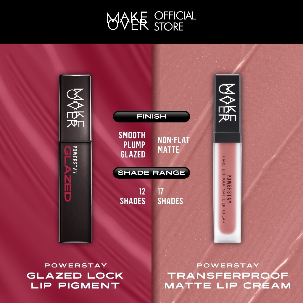 make over powerstay glazed lock lip pigment 3g make over powerstay glazed lock lip pigment 3g