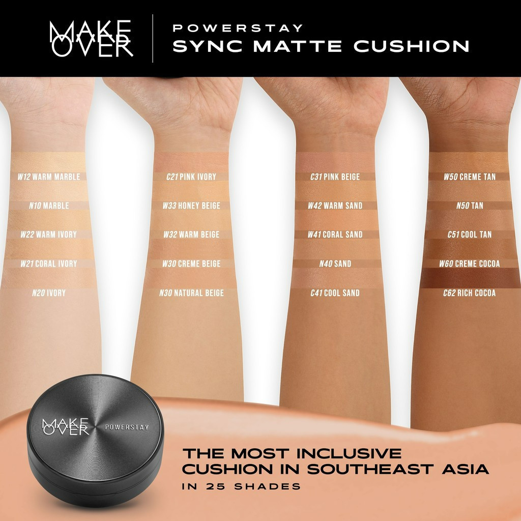 make over powerstay sync matte cushion 12g/alas bedak make over powerstay sync matte cushion 12g/alas bedak