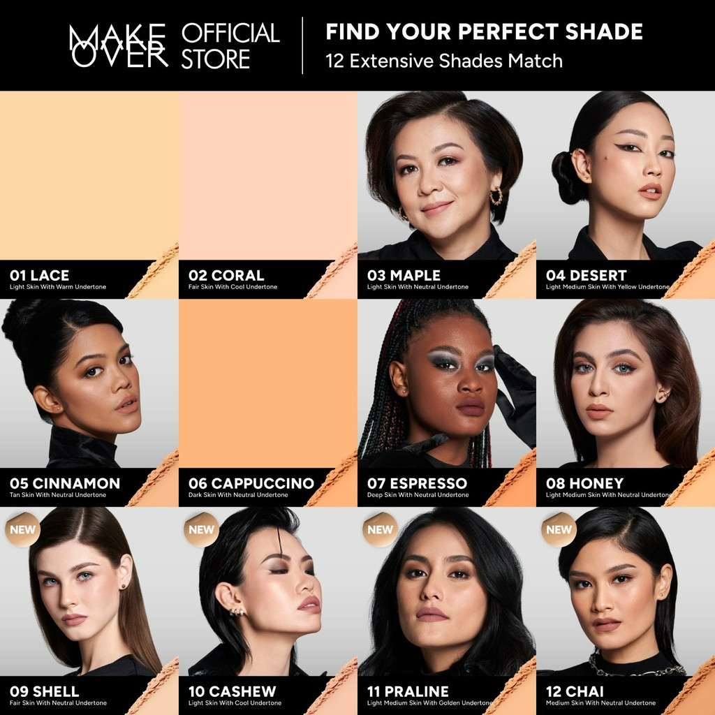 make over perfect cover powder foundation refill 10g make over perfect cover powder foundation refill 10g