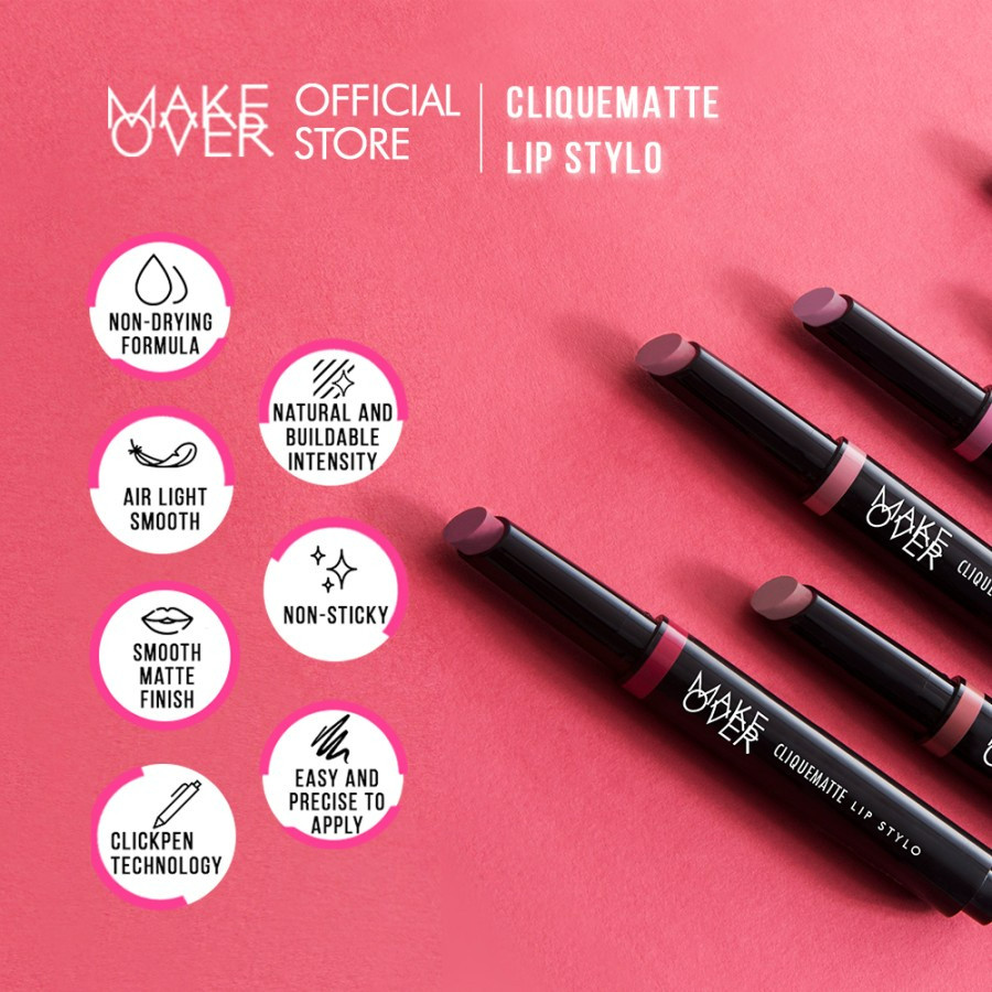 make over cliquematte lip stylo / lip matte / lipstick make over cliquematte lip stylo / lip matte / lipstick