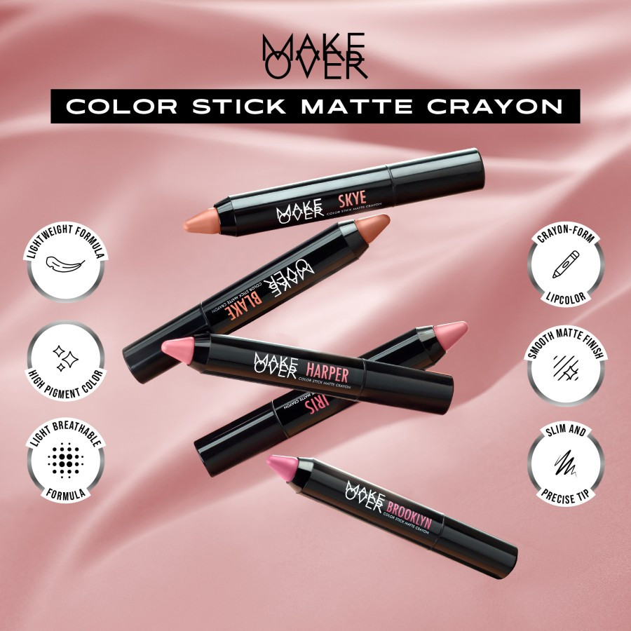 make over color stick matte crayon 2.6 g i lip crayon make over color stick matte crayon 2.6 g i lip crayon