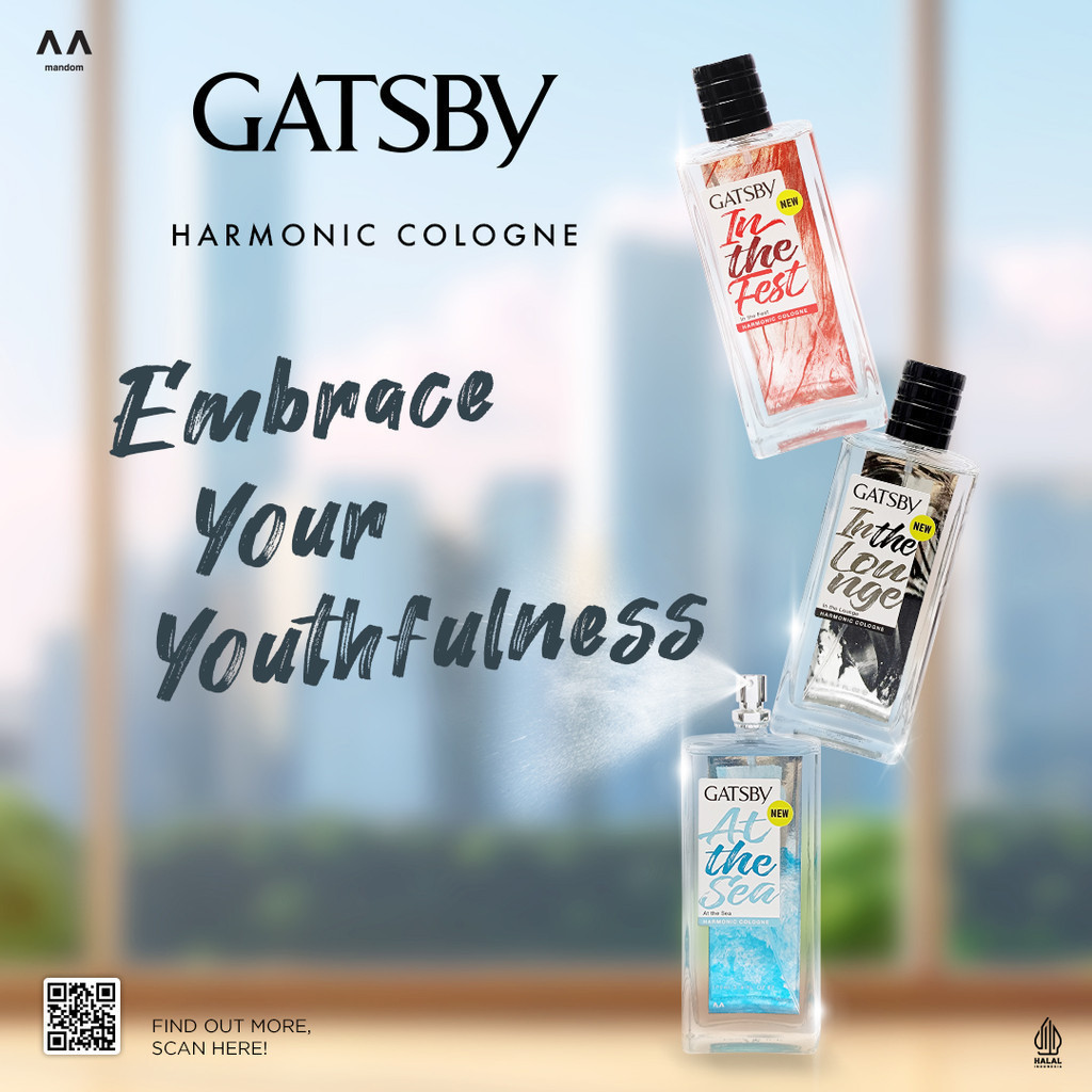 gatsby harmonic cologne 100ml/parfum pria gatsby harmonic cologne 100ml/parfum pria