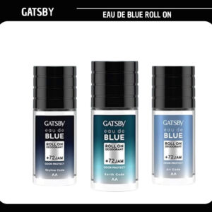 gatsby eau de blue deodorant roll on 50ml