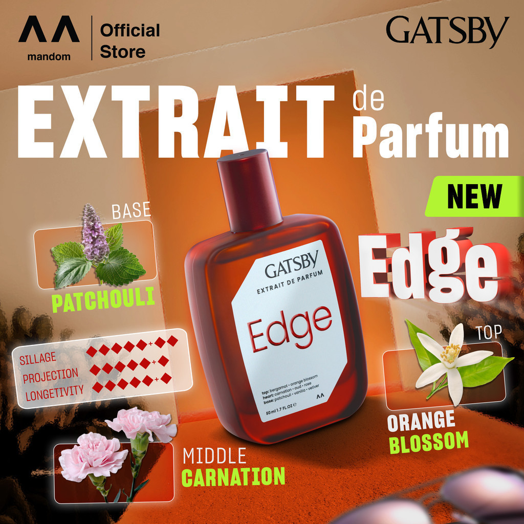 gatsby extrait de parfum 50ml/parfum pria gatsby extrait de parfum 50ml/parfum pria