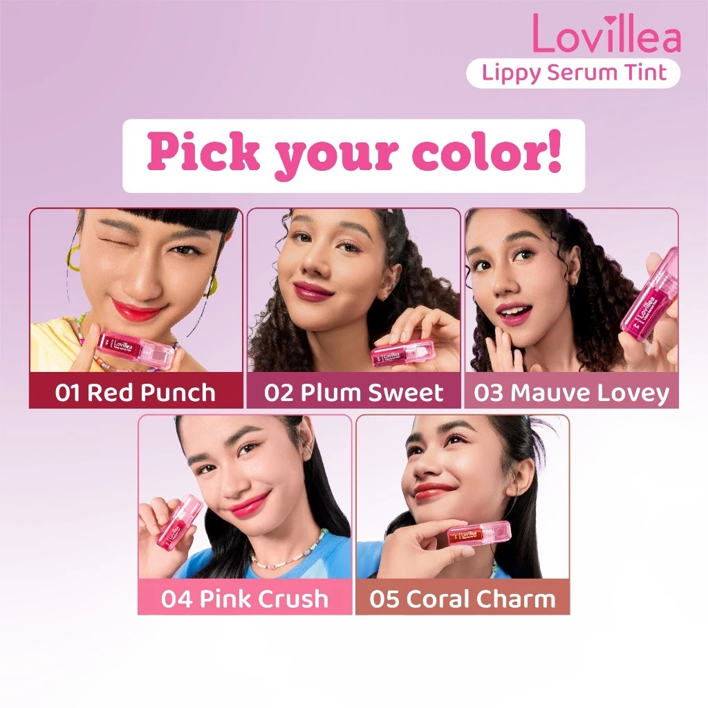 lovillea lippy serum tint 3.5ml/lip tint lovillea lippy serum tint 3.5ml/lip tint