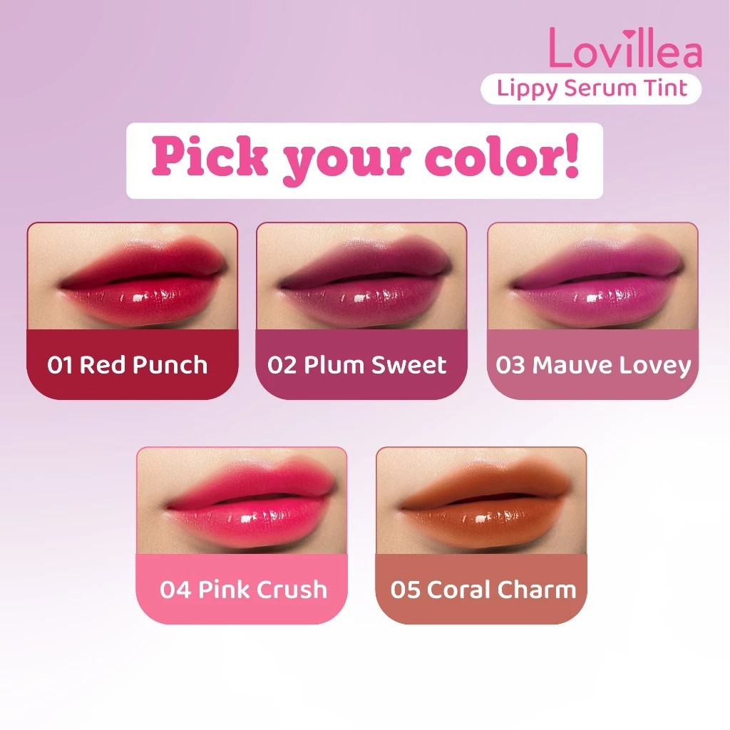 lovillea lippy serum tint 3.5ml/lip tint lovillea lippy serum tint 3.5ml/lip tint